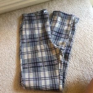 Plaid pants from Hollister